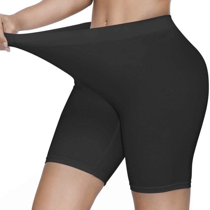 SIMIYA Slip Shorts for Women, Smooth Seamless Slip Shorts for Under Dresses, Stretch Workout Yoga Biker Shorts - Image 1